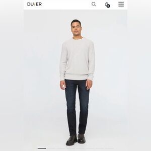 DU/ER Men's Indigo Straight Jeans